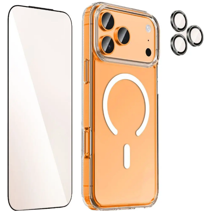 LANEX 3-IN-1 PROTECTION BUNDLE SET CLEAR IPHONE 17 PRO