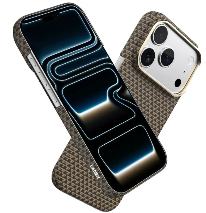LANEX DIOMAND SERIES PHONE CASE WITH STAND GOLD IPHONE 17 PRO MAX