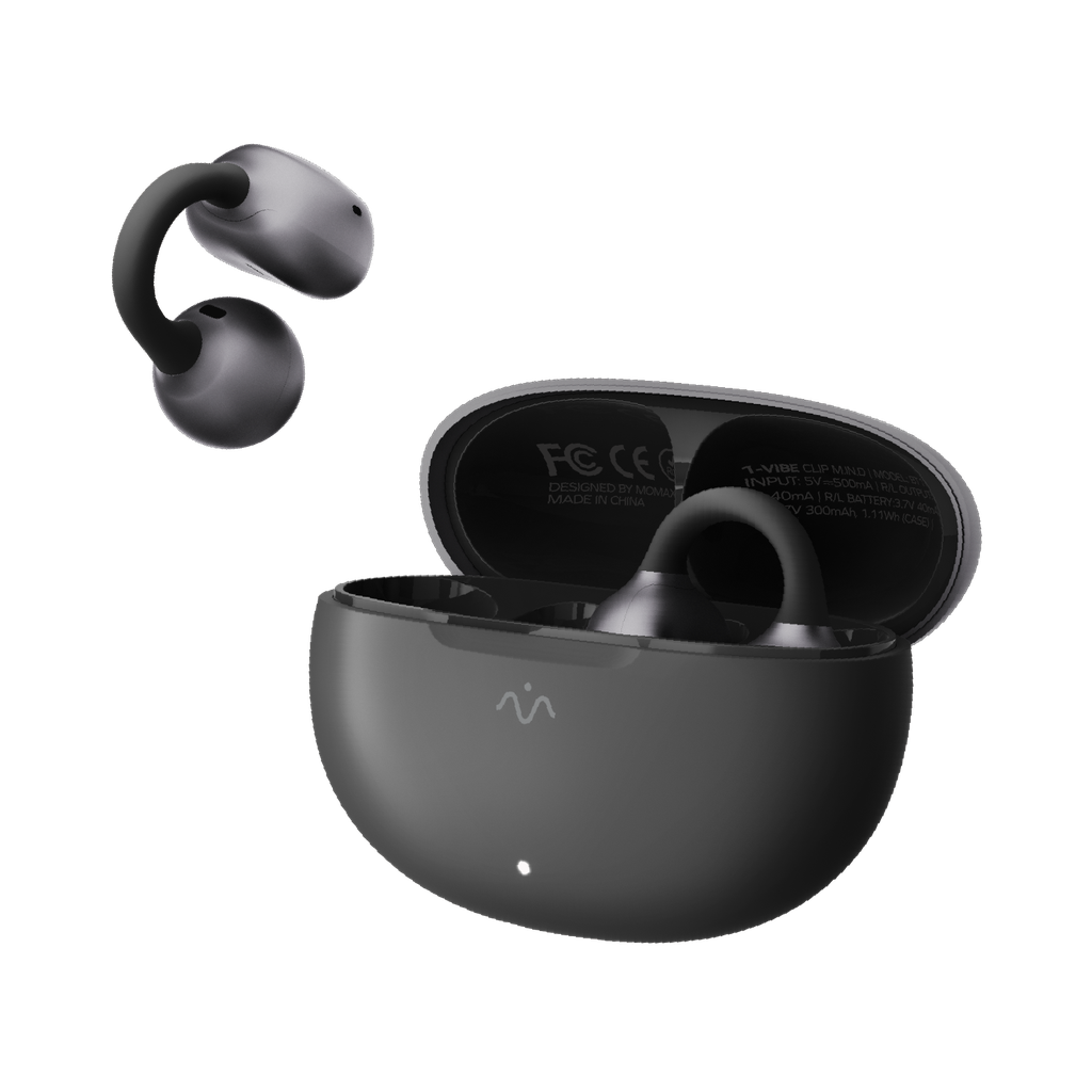 MOMAX 1-VIBE CLIP M.IN.D TRUE WIRELESS ENC INTELLIGENT CLIP ON EARBUDS