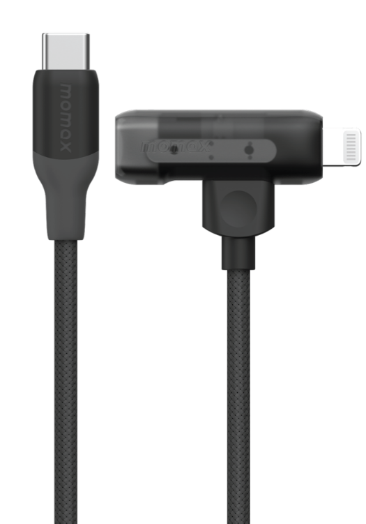 MOMAX 1-LINK FLOW DUO 2IN1 USB-C TO USB-C+LIGHTNING CABLE 1.5M