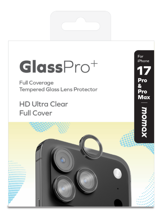 MOMAX IPHONE 17 PRO 6.3 / 17 PRO MAX 6.9 LENS GLASS