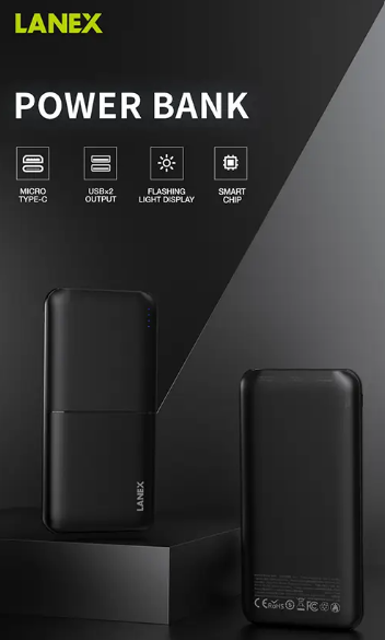 LANEX POWER BANK 20000MAH