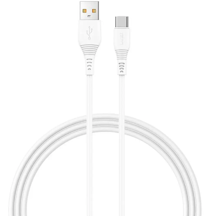 LANEX USB A TO C CABLE 100CM WHITE 