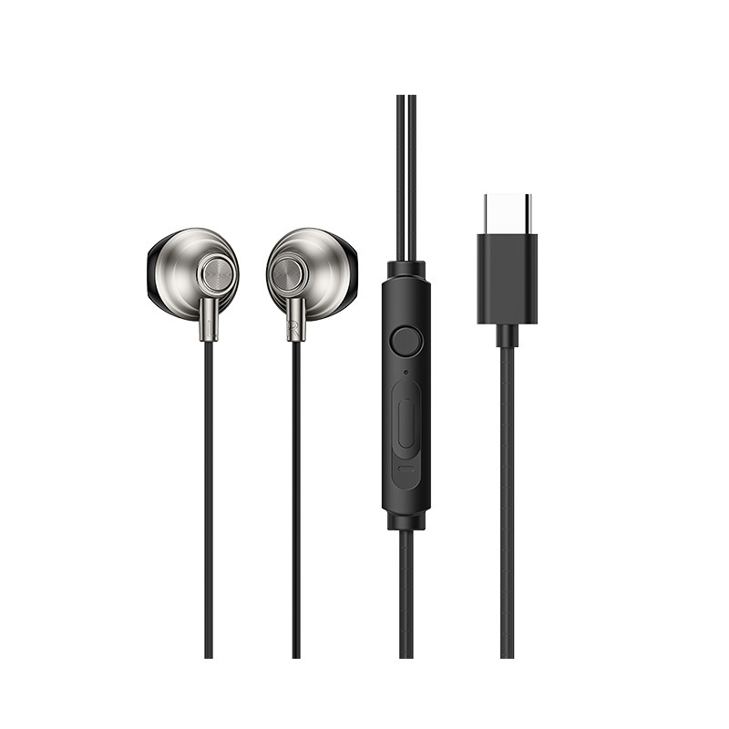 LANEX WIRED EARPHONE TYPE-C BLACK 