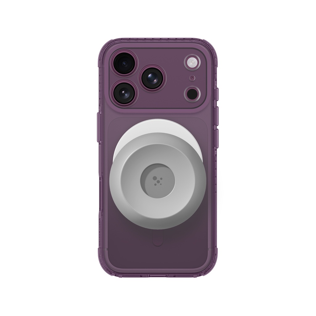 AT MINIMAL MAG EARPHONE SET CASE FOR IPHONE 18 PRO MAX 6.9" PURPLE