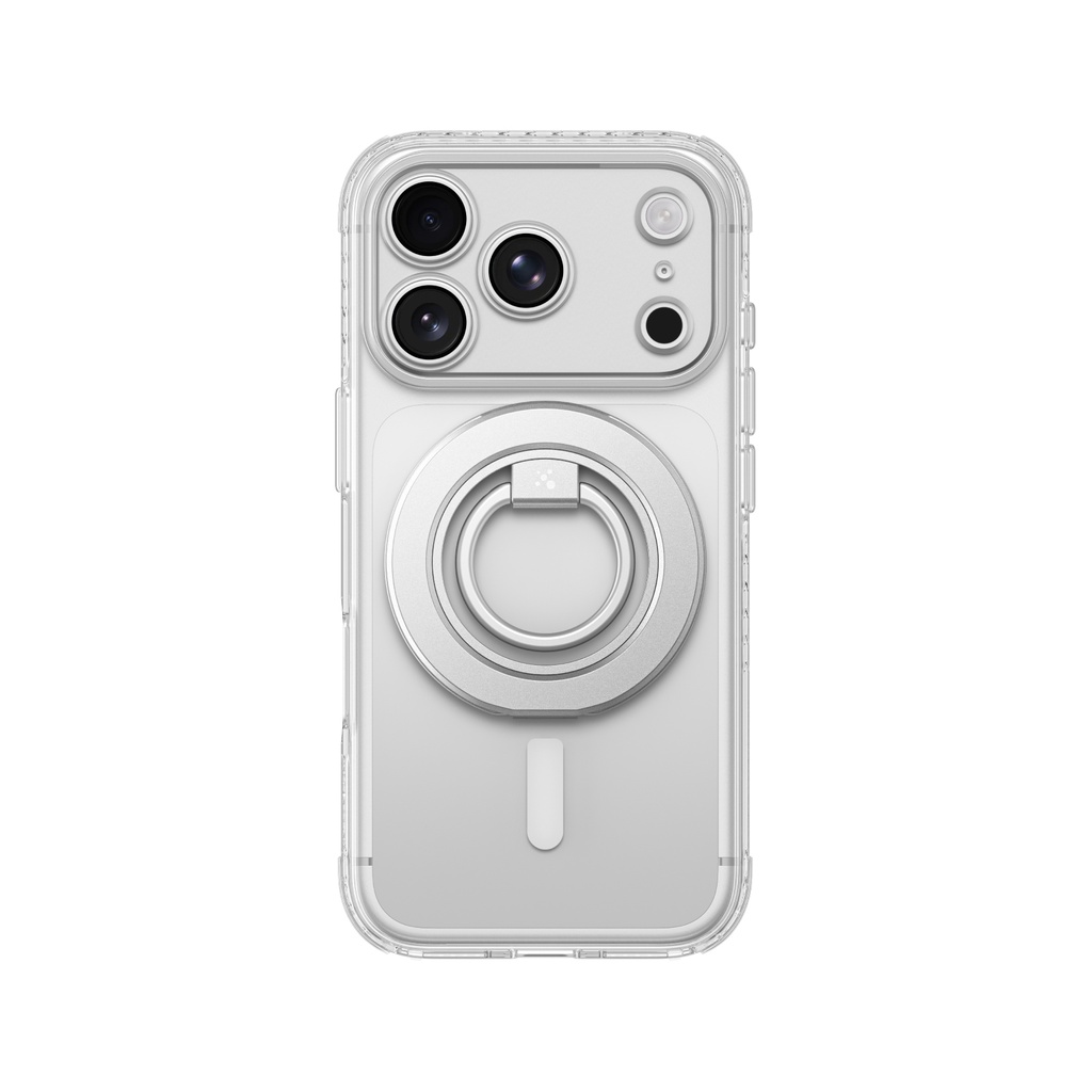 AT TITAN PRO MAG LENS WITH RING SET CASE FOR IPHONE 18 PRO 6.3'' CLEAR