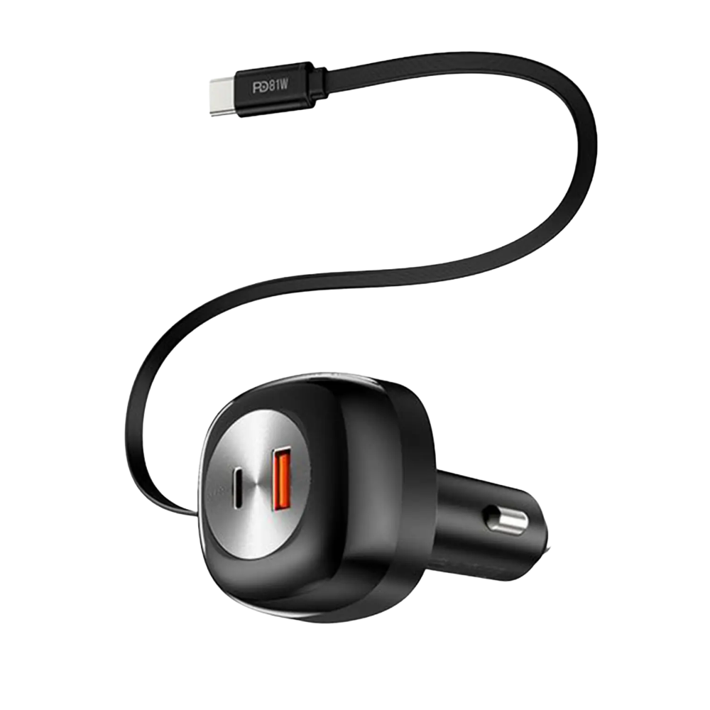 DUAL USB-C + BUILT-IN CABLE